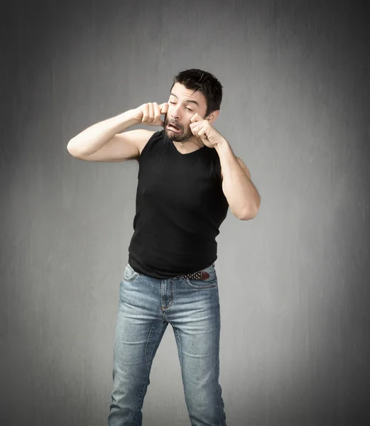 Männerschläfer — Stockfoto