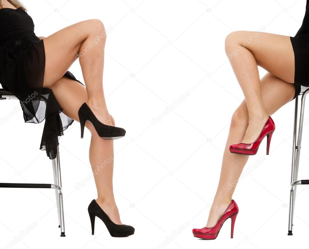 Woman legs competition