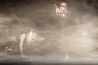 Hırsızlar Emanet lazer Vault