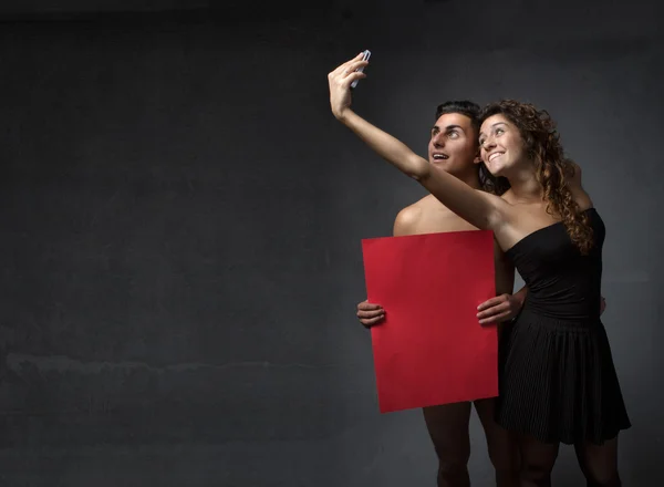 Couple ready for shopping — Stock Photo, Image