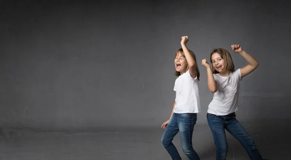 Karate girl knock down hit — Stock Photo, Image