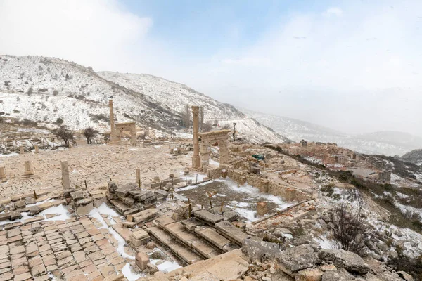 Witamy Sagalassos Isparta Turcja Aby Odwiedzić Rozległe Ruiny Sagalassos Wysoko — Zdjęcie stockowe