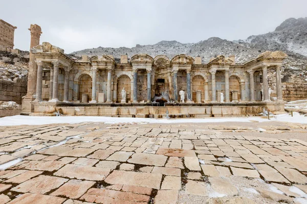 Vítejte Sagalassu Isparta Turecko Chcete Navštívit Rozlehlé Trosky Sagalassos Vysoko — Stock fotografie