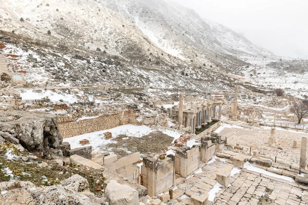 Bienvenue Sagalassos Isparta Turquie Visiter Les Ruines Tentaculaires Sagalassos Milieu Images De Stock Libres De Droits