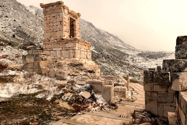 Welcome to Sagalassos. Isparta, Turkey.To visit the sprawling ruins of Sagalassos, high amid the jagged peaks of Akdag, is to approach myth: the ancient ruined city set in stark