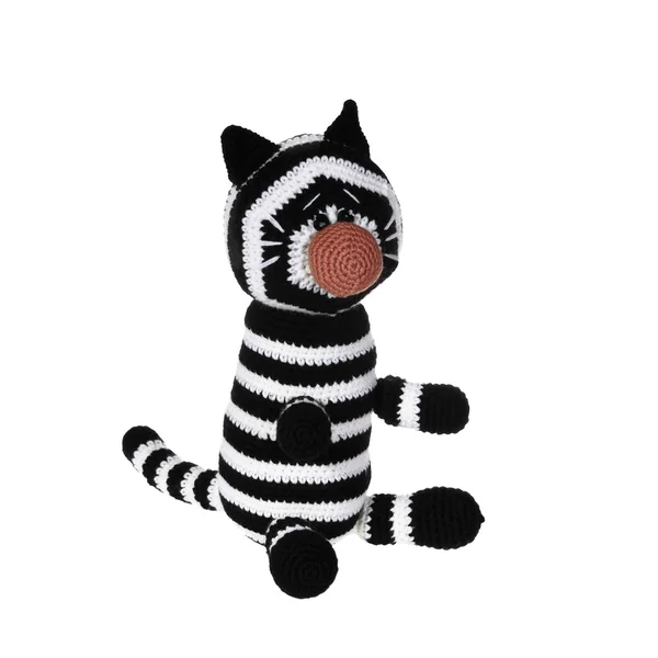 Gestrickte Katze — Stockfoto