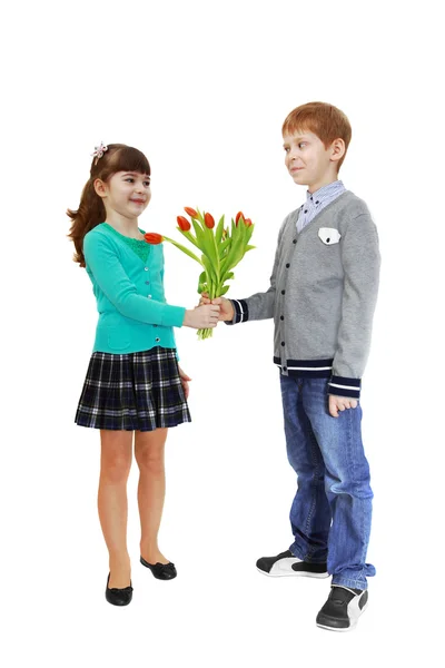 Boy and girl — Stock Photo, Image