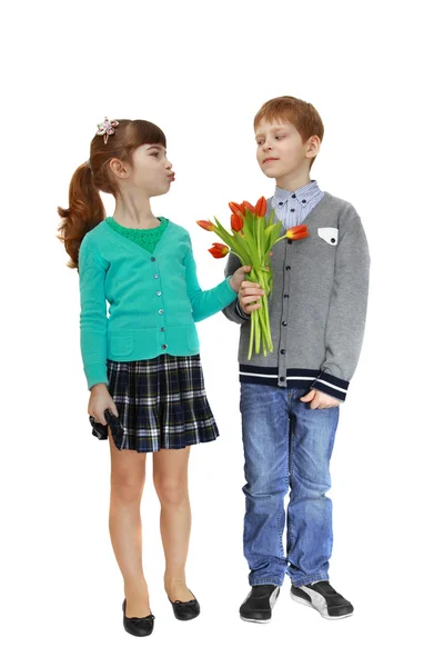 Boy and girl — Stock Photo, Image