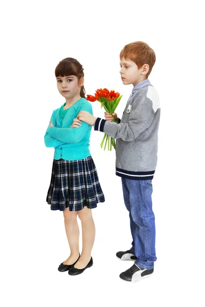 Boy and girl — Stock Photo, Image