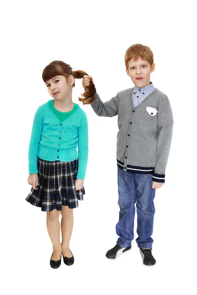 Boy and girl — Stock Photo, Image