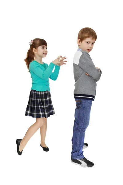 Boy and girl — Stock Photo, Image