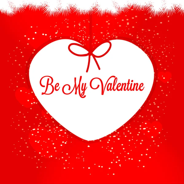 Be My Valentine. Happy Valentines day. — Stock Vector
