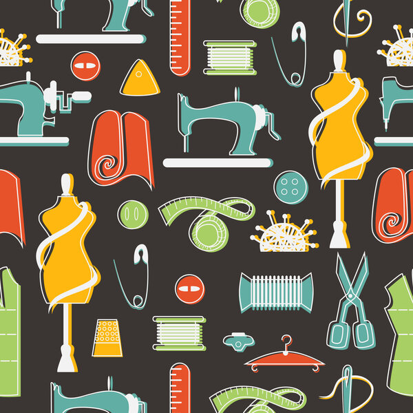 Шитье и пошив элементов в бесшовной модели
.