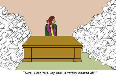 Ofis işleri kaçınarak