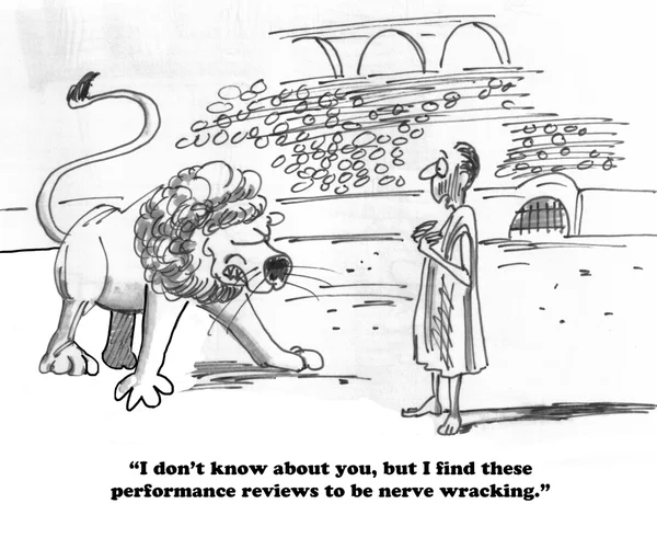 Nerve Wracking Performance Review — Stock Photo, Image