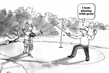 Golf Pro ile oynamak