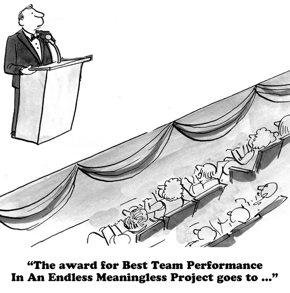 Given Team Award — Stock Photo, Image