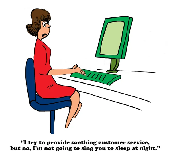 Soothing Customer Service — Stock Photo, Image