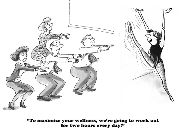 Arbete Wellness Program — Stockfoto
