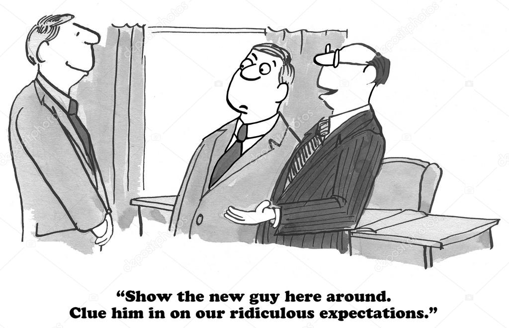 Cartoon – Show the new guy here around | HENRY KOTULA