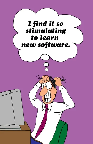 Downloading New Software — Stock Photo, Image