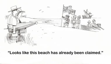 Karı koca günü sahiplenilen plajda geçirmeyi planlıyor..