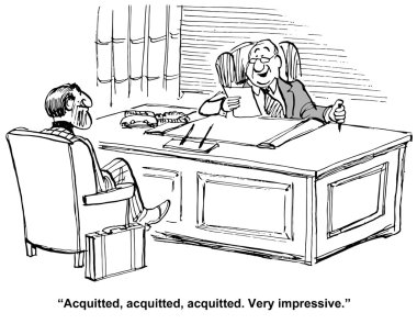 Acquitted applicant clipart