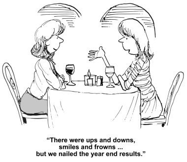 There were ups and downs, smiles and frowns