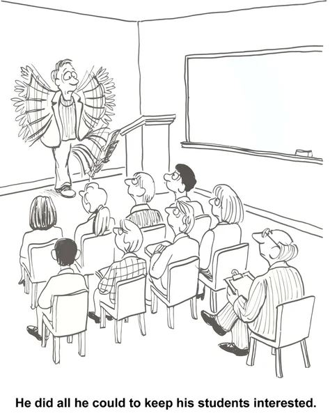 Öğretmen özel egzersizler yapıyor