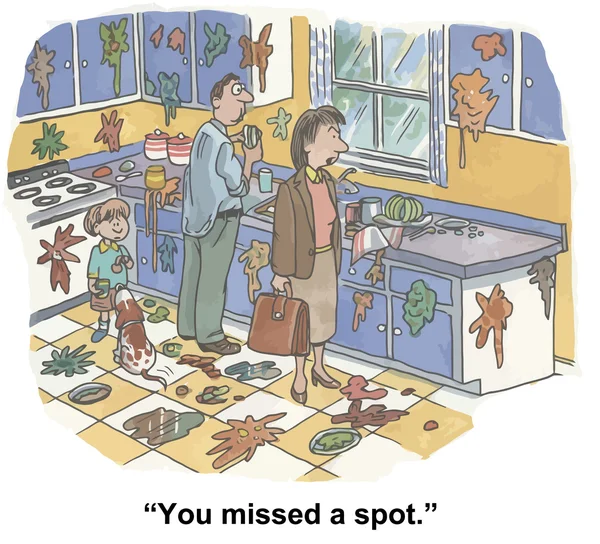 Einen Platz verpasst — Stockillustration Einen Platz verpasst — Stockvektor