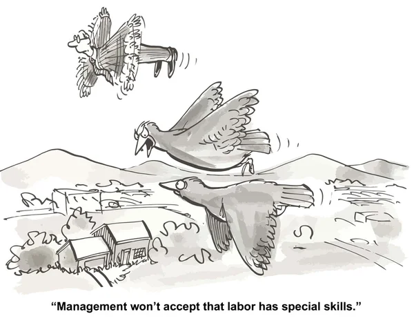 Labor has special skills — Stock Vector