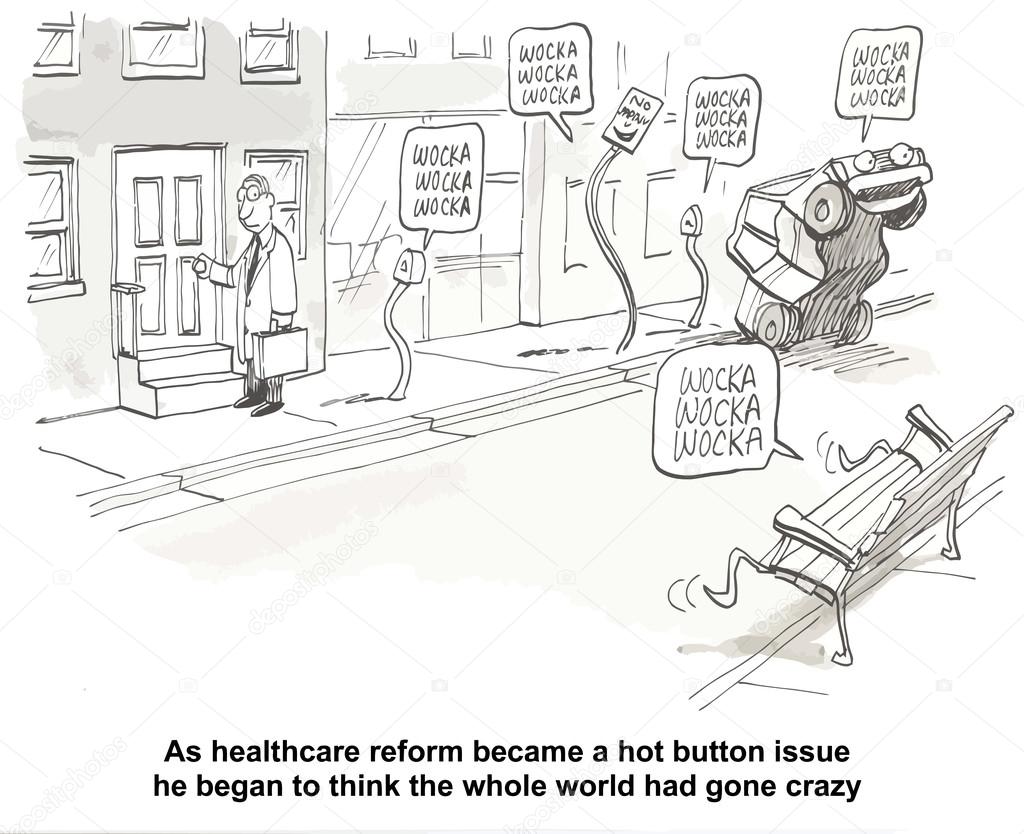 healthcare reform became a hot button