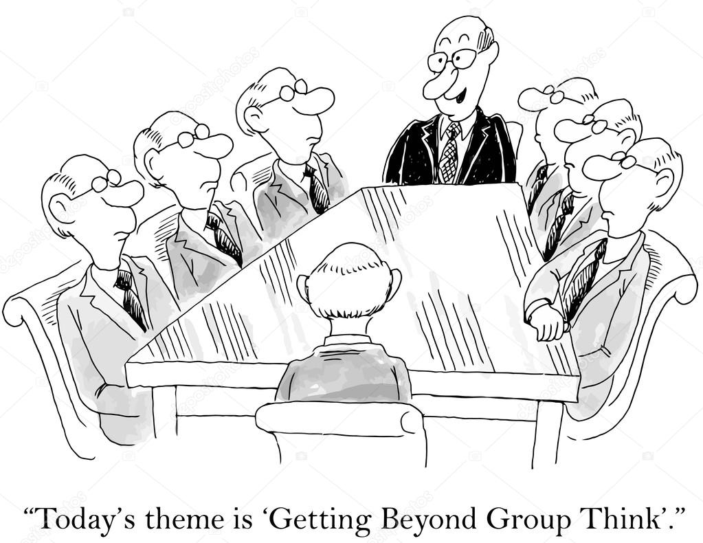 Today's theme is getting beyond group think