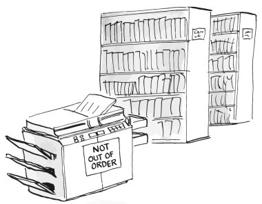 Fotokopi makinesi çalışmıyor