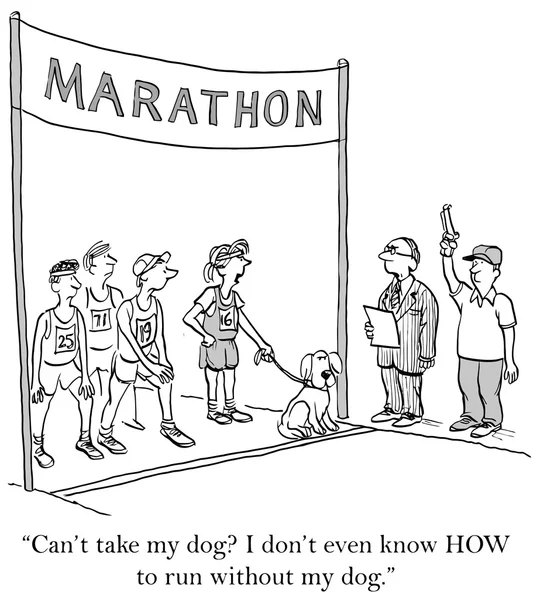 Maratona — Vetor de Stock