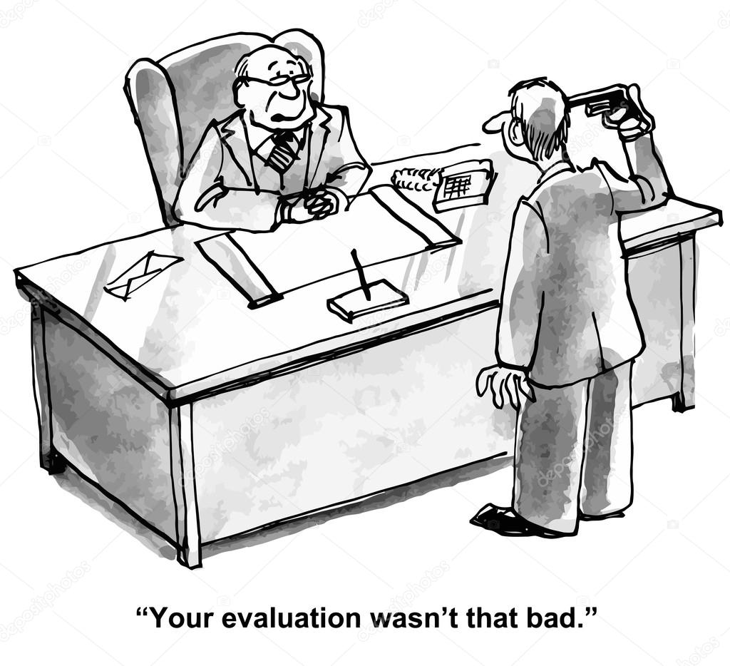 Worker is upset by evaluation