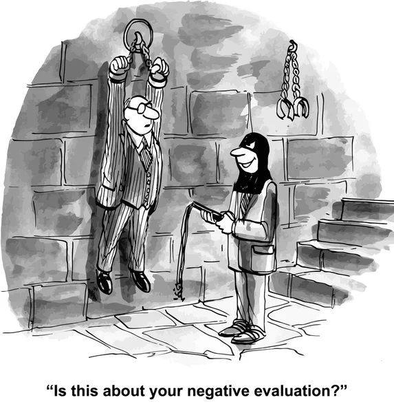 (Vektor) negative Leistungsbewertung — Stockvektor
