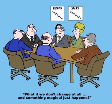 Executives would prefer to not change clipart