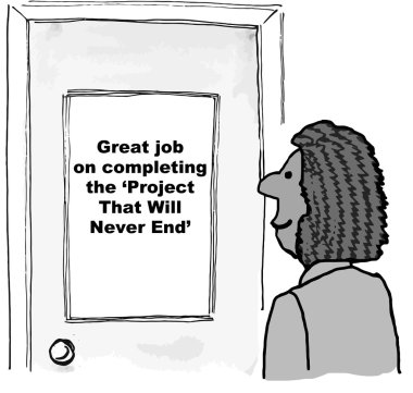 Hiç bitmeyecek proje