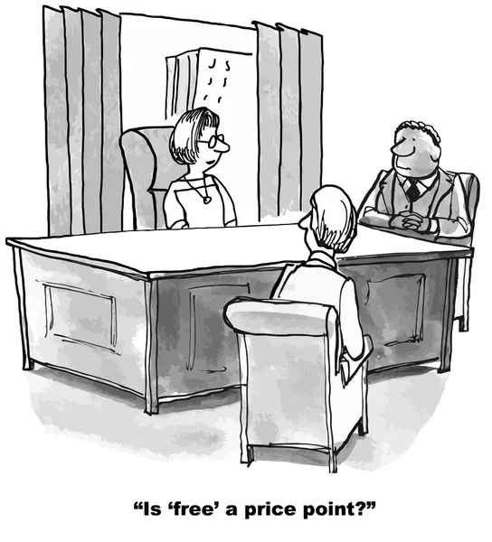 Livre como ponto de preço — Vetor de Stock