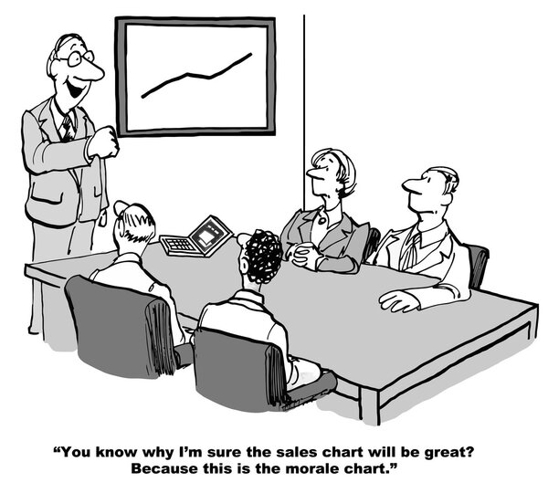 Я уверен, что график продаж будет отличным.
