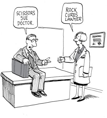 Bir avukat ve bir doktor