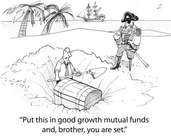 Invest treasure — Stock Vector