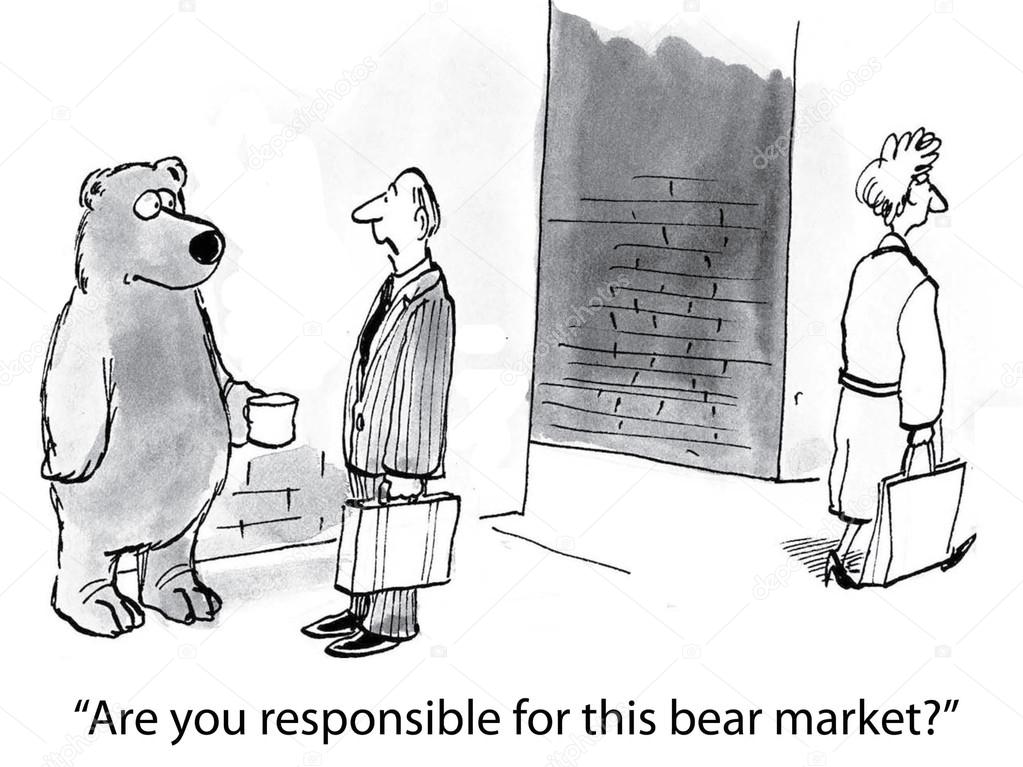 Homeless bear is given stock advice