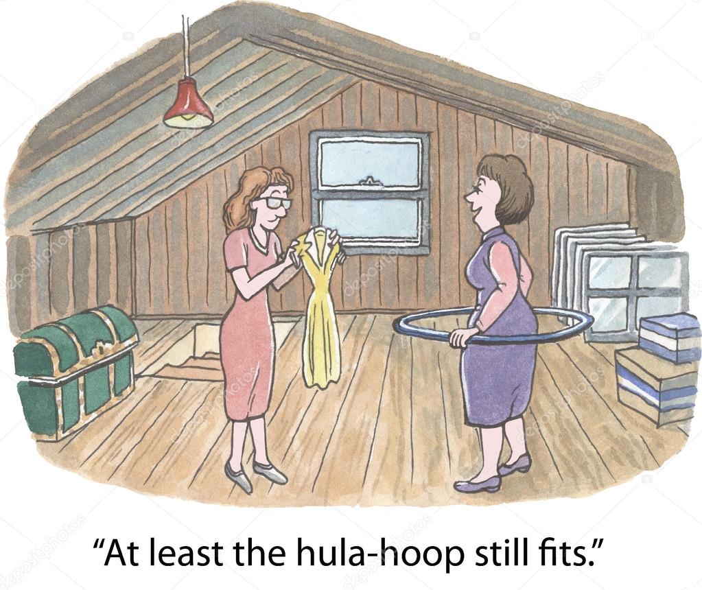 Hula-hoop still fits