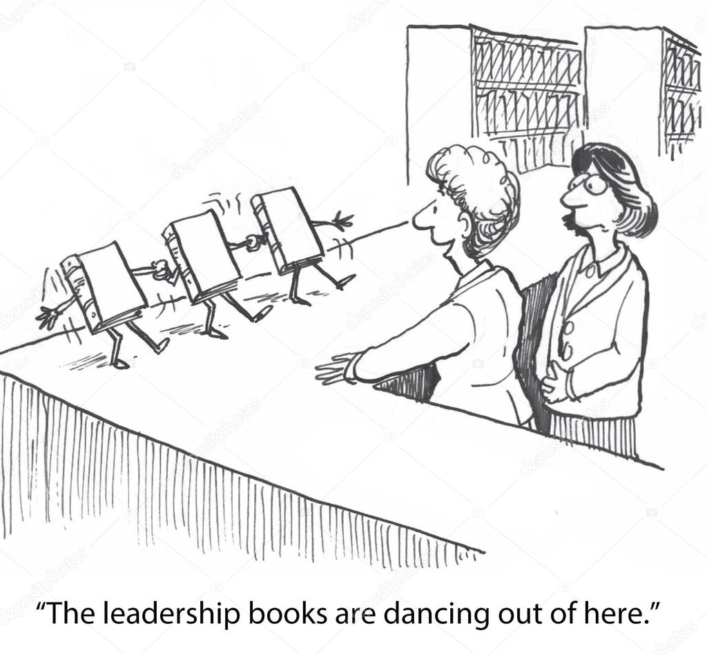 Leadership books are dancing out