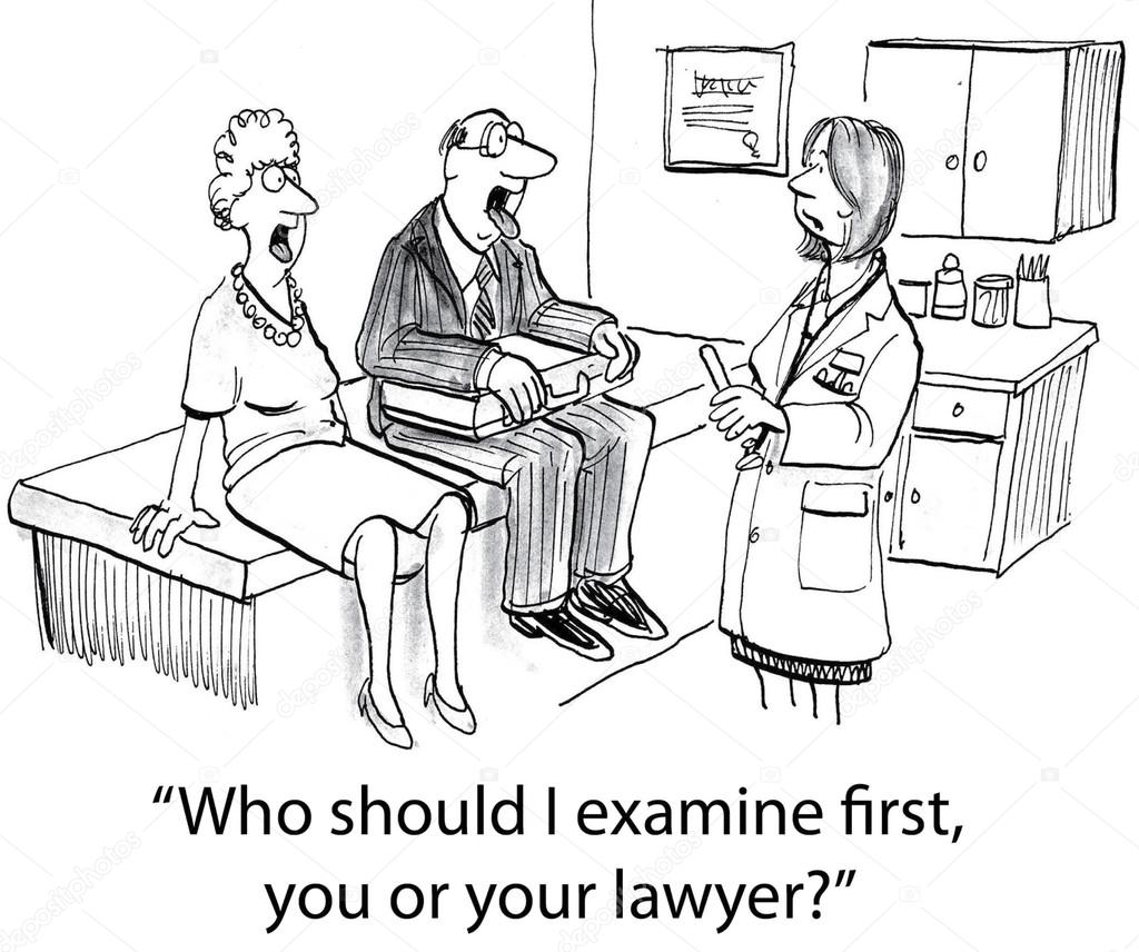 You or your lawyer examine first