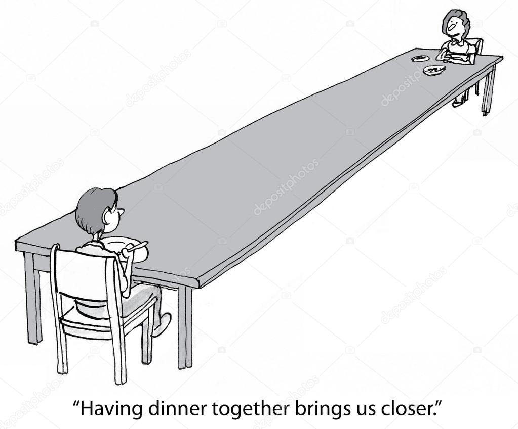 Dinner on the long table