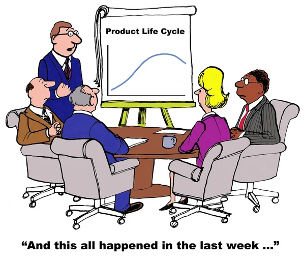 Ciclo de vida do produto — Fotografia de Stock