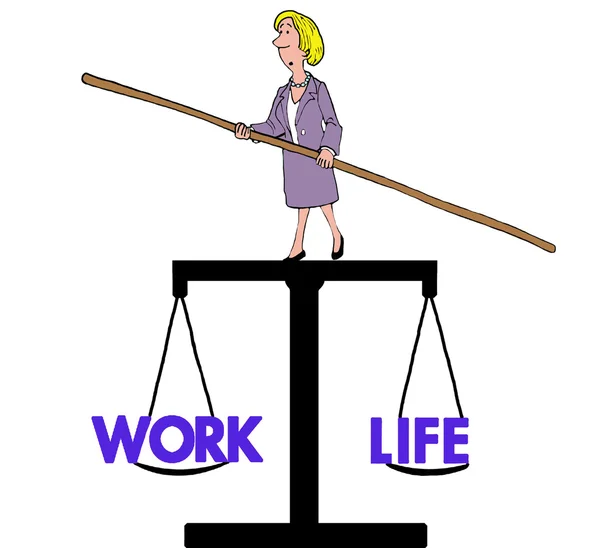 Work-Life-Balance — Stockfoto